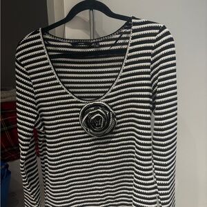 Vero Moda Monochrome Striped Top